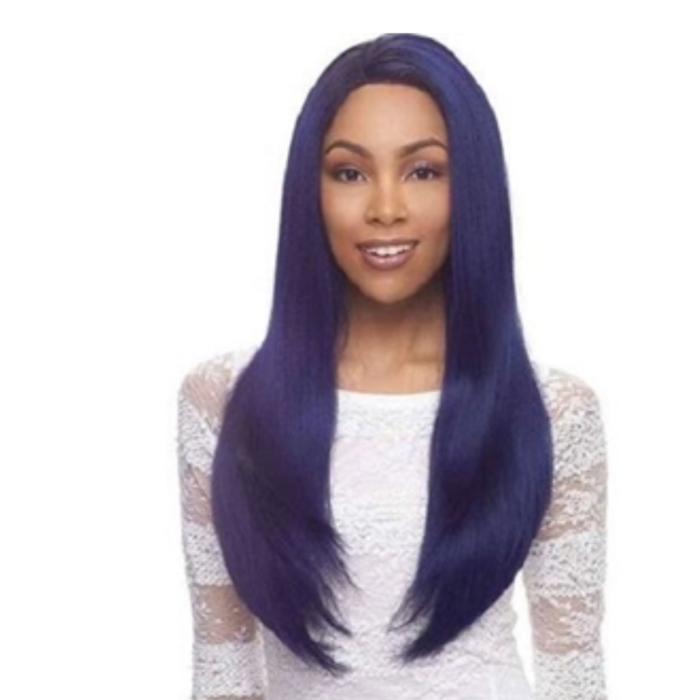 Janet Black Purple Lace Wig-💯% Brazilian Human Hair